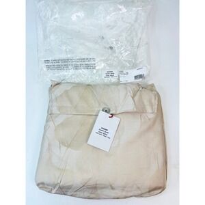 Letto Ontano Queen Duvet Cover Gold 100% Cotton Made in Italy Leaf Print